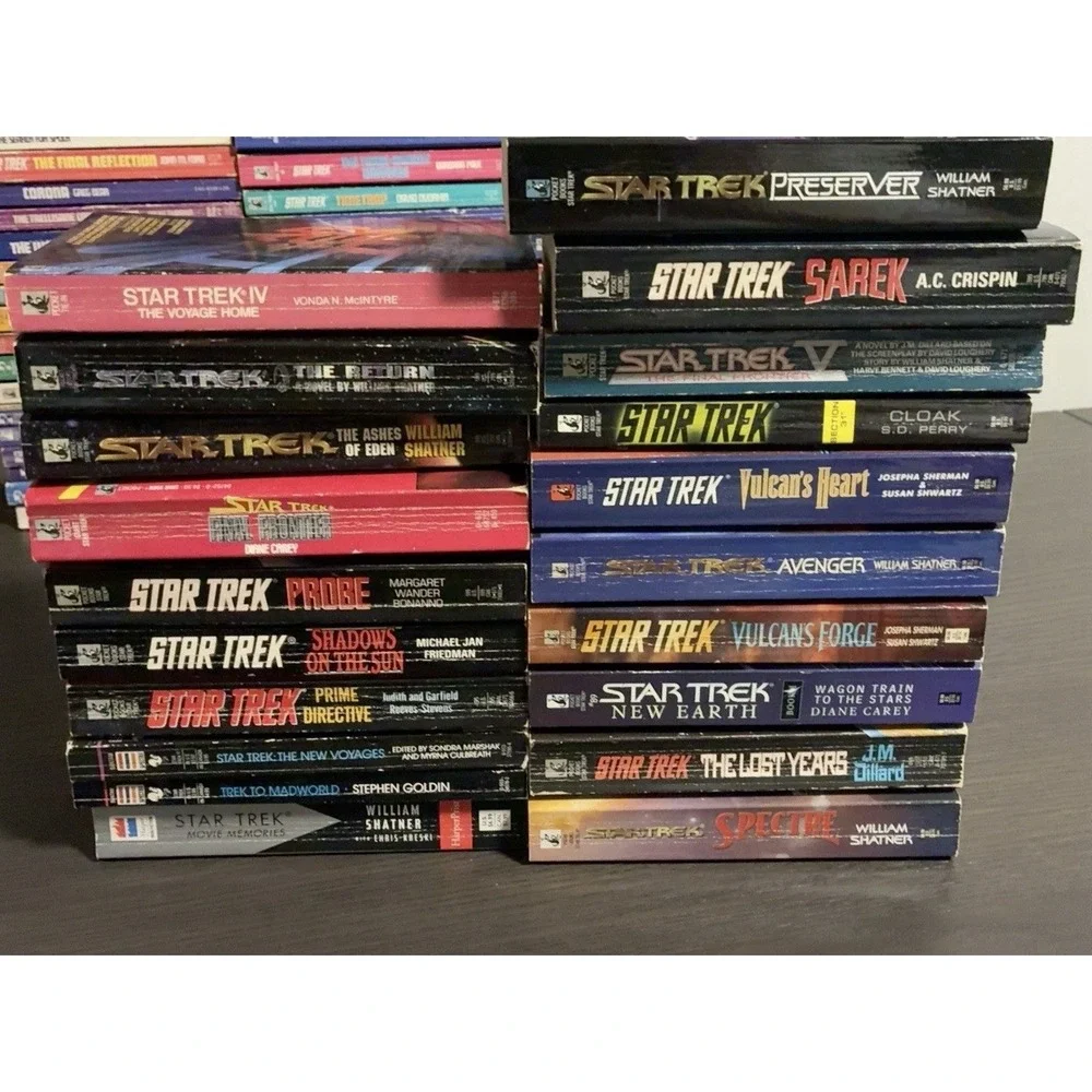 Star Trek TOS Pocket Books Lot 126 Books 88/97 Numbered + 38 Extra Novels